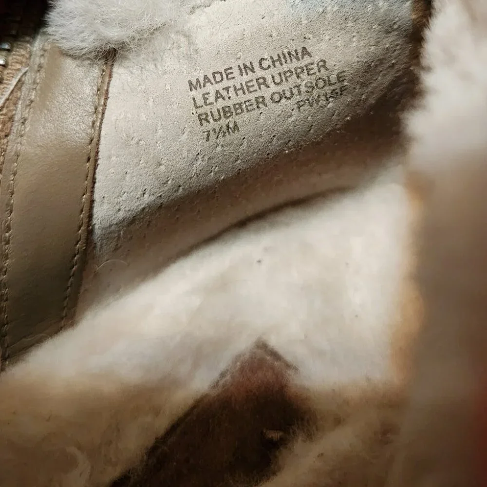 Michael Kors Heeled Fleece Lined Booties Size 7.5M - Picture 4 of 8